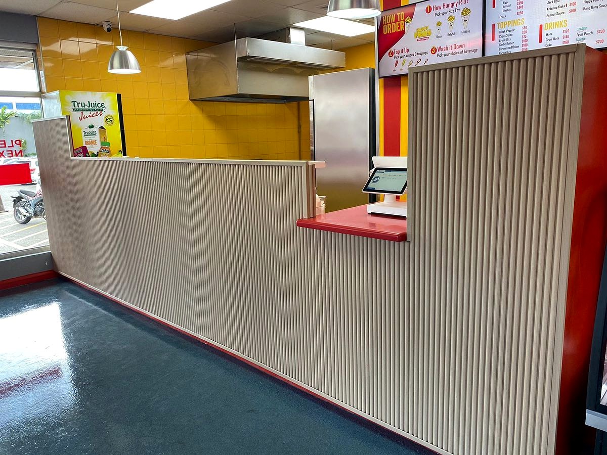 Franchise Happy Fries featuring our Sugar Cane PVC