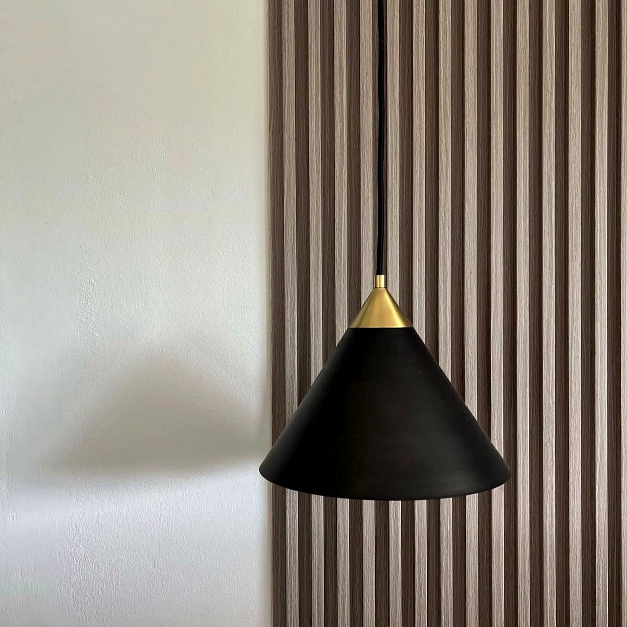 Up close with our aged grey PVC panels