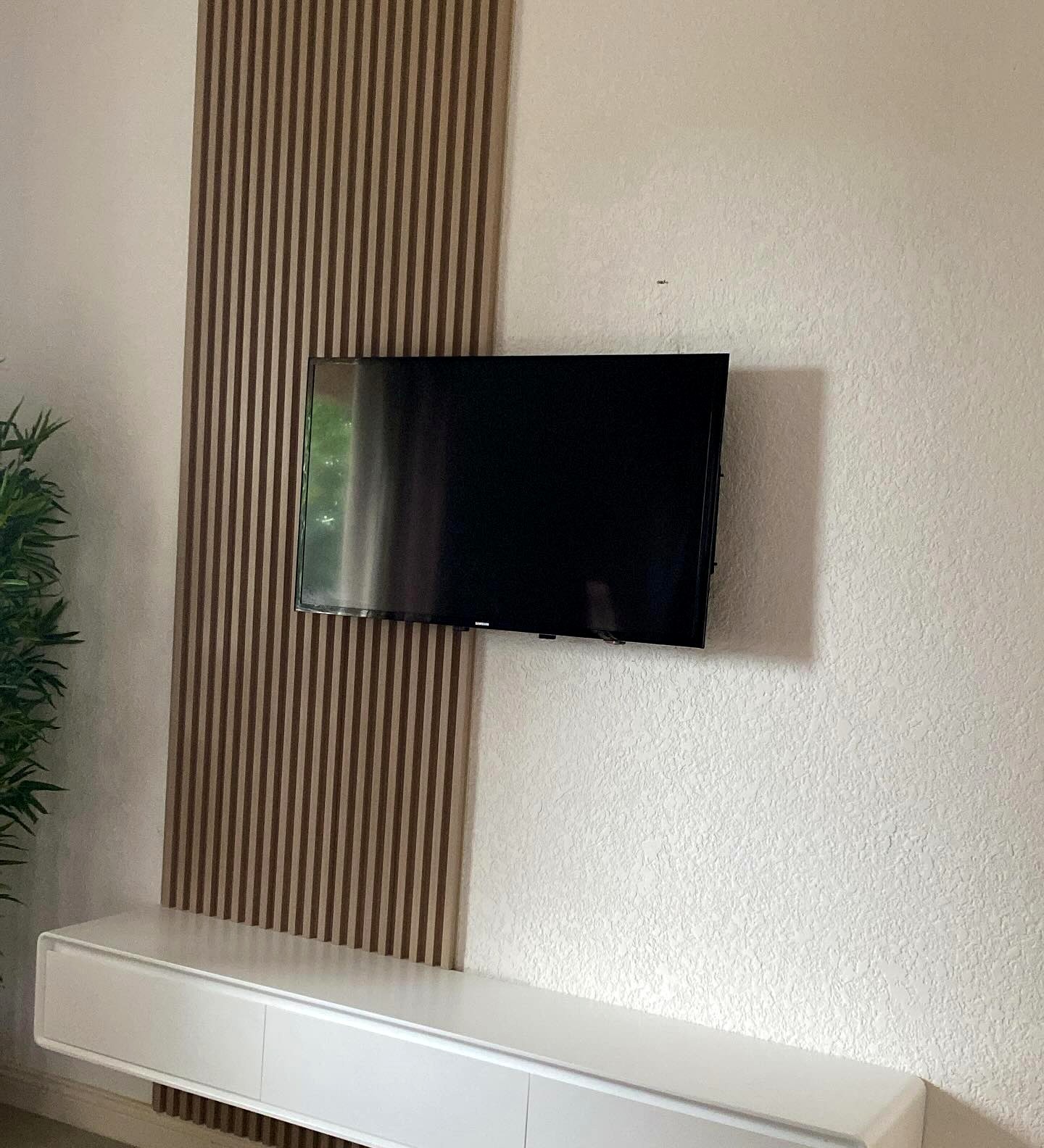 Sugar Cane PVC and 70 Floating shelf Installed