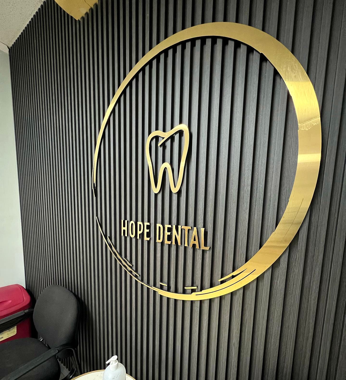 Love to see it HopeDental rocking our matte black PVC panel